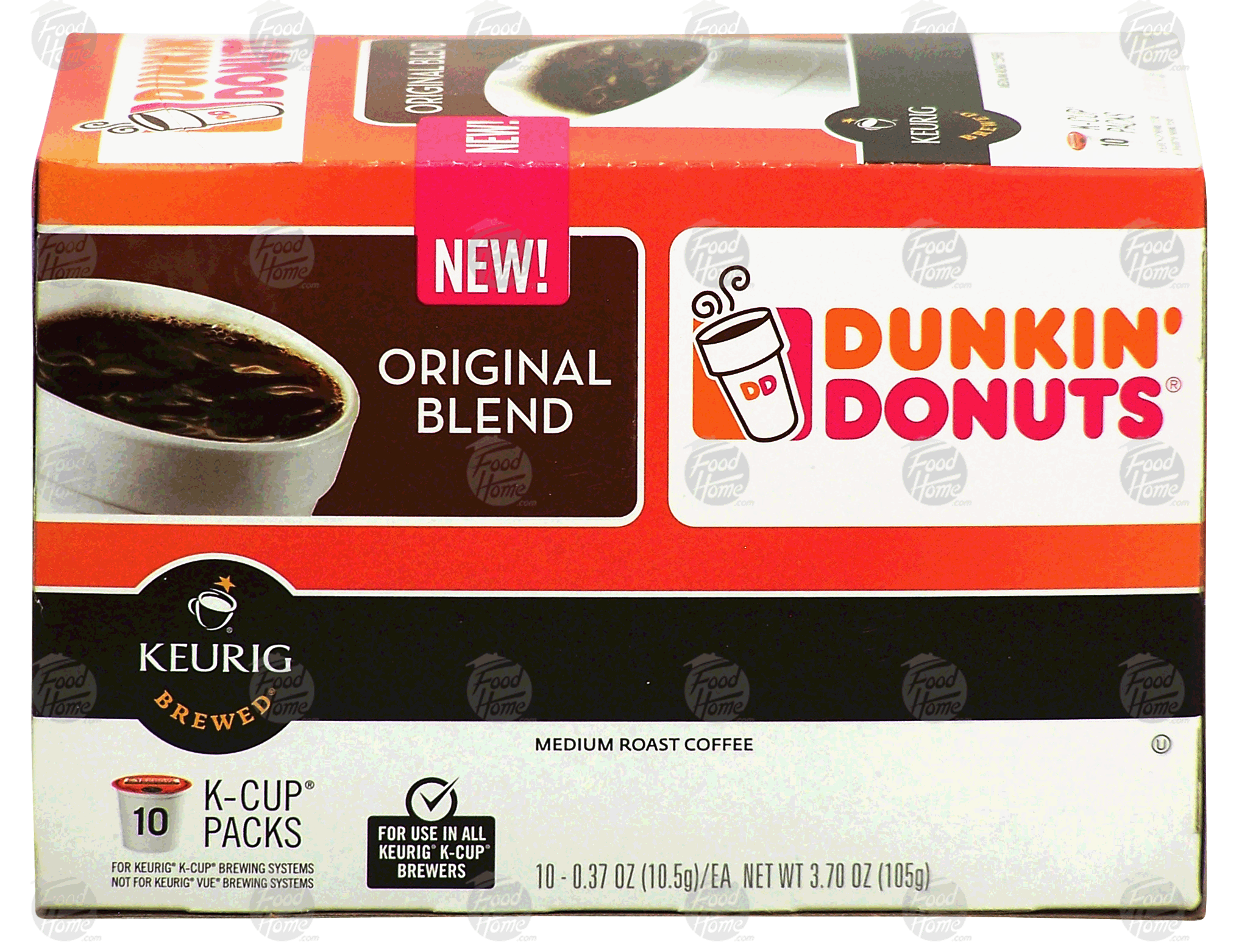 Keurig Dunkin' Donuts original blend, medium roast coffee, 10 k-cups Full-Size Picture